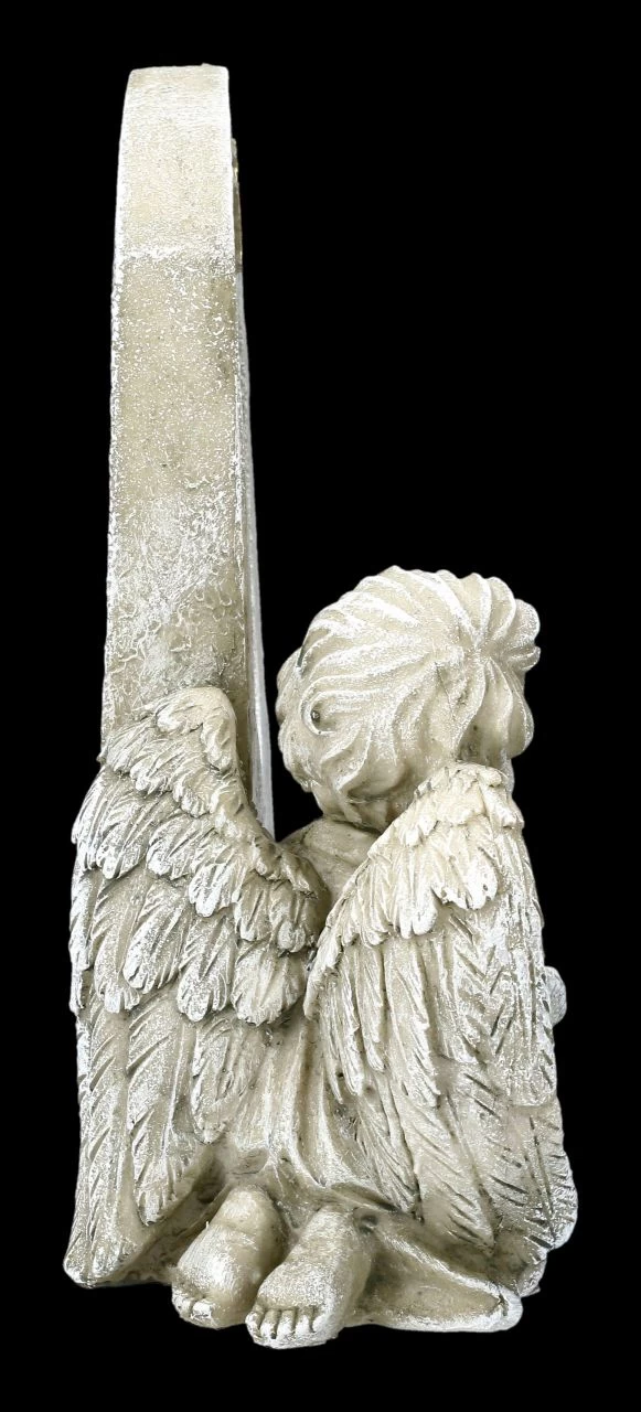 Grabengel Figur Mit Bilderrahmen Und Teelicht 7 Grabengel Figur Mit Bilderrahmen Und Teelicht – Bild 7