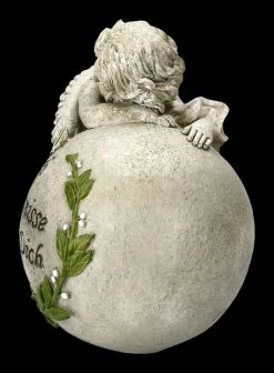 Grabengel Figur Mit Kugel - Ich Vermisse Dich -Modell Und Figurengeschäft 2D FS23233 Grabengel Figur mit Kugel Ich Vermisse Dich 2 1280x1280