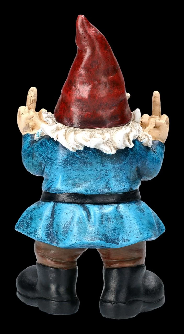 Gartenzwerg Figur Zeigt Mittelfinger 5 Gartenzwerg Figur Zeigt Mittelfinger – Bild 5
