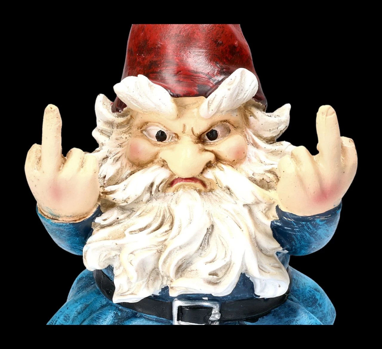 Gartenzwerg Figur Zeigt Mittelfinger 7 Gartenzwerg Figur Zeigt Mittelfinger – Bild 7