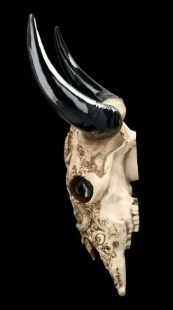 Wandrelief Stier Schädel - Drachenmotiv Groß -Modell Und Figurengeschäft 2D FS23374 Wandrelief Stier Schadel Drachenmotiv gross 5 1280x1280