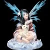 Elfenfigur - Polara Mit Babywolf