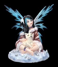 Elfenfigur - Polara Mit Babywolf