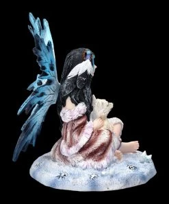 Elfenfigur - Polara Mit Babywolf -Modell Und Figurengeschäft 2D FS23519 Elfenfigur Polara mit Babywolf 4 1280x1280