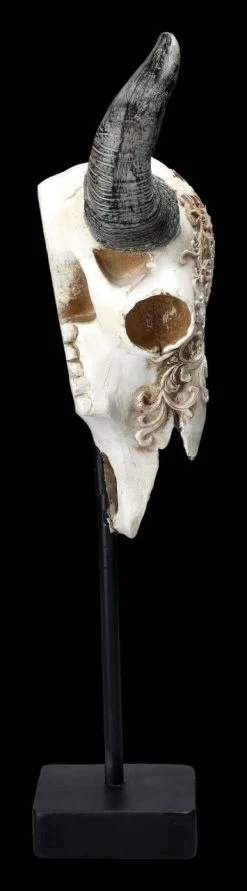 Stier Totenkopf - Verziert Mit Ständer 11 Stier Totenkopf - Verziert Mit Ständer -Modell Und Figurengeschäft 2D FS23526 Stier Totenkopf mit Verziehrungen und St nder 4 1280x1280