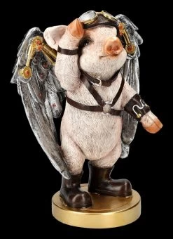 Schweinchen Figur Mit Flügeln - Porky Pilot 9 Schweinchen Figur Mit Flügeln - Porky Pilot -Modell Und Figurengeschäft 2D FS23561 Schweinchen Figur mit Fl geln Porky Pilot 5 1280x1280