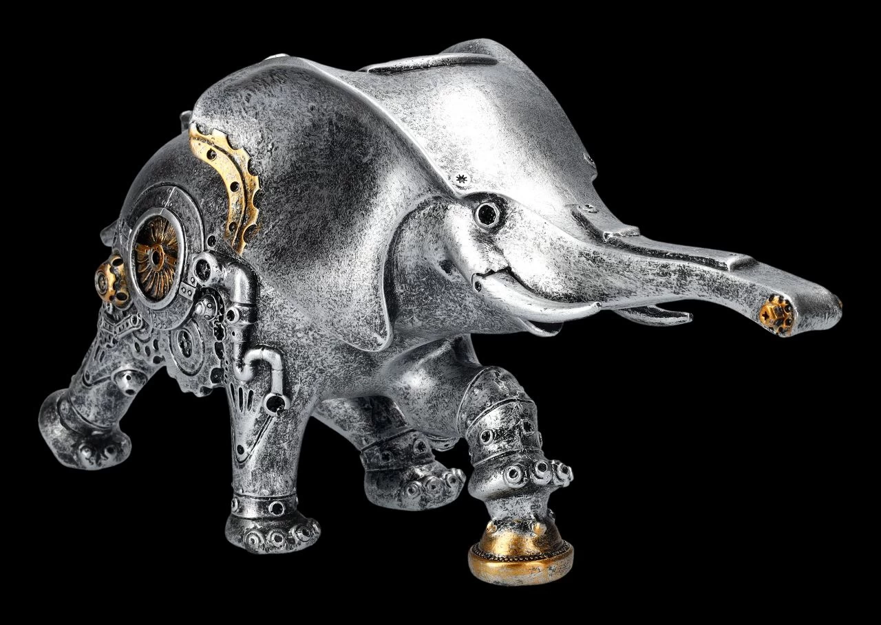 Elefanten Figur Steampunk - Mechanical Mammal 2 Elefanten Figur Steampunk - Mechanical Mammal – Bild 2
