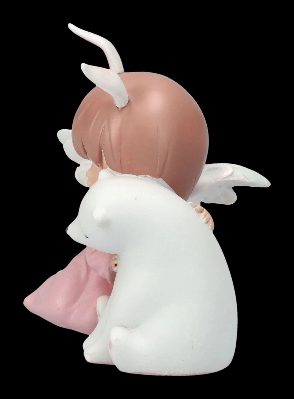 Dekofigur - Schlafendes Engelchen Mit Eisbär 3 Dekofigur - Schlafendes Engelchen Mit Eisbär – Bild 3