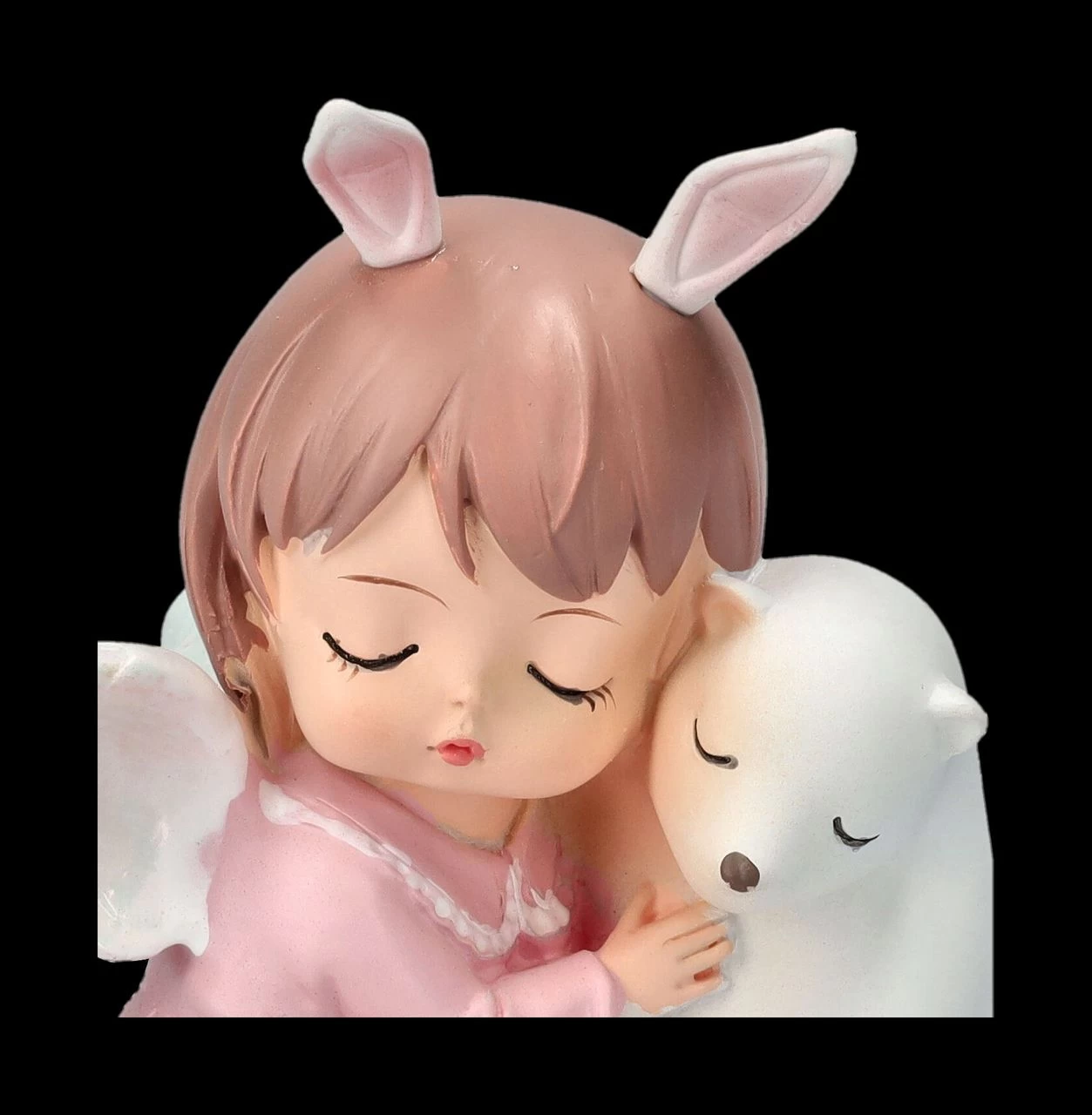 Dekofigur - Schlafendes Engelchen Mit Eisbär 7 Dekofigur - Schlafendes Engelchen Mit Eisbär – Bild 7