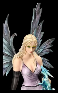 Elfenfigur Lila Auf Weltenbaum Mit Drache -Modell Und Figurengeschäft 2D FS23637 Elfenfigur Fr hlingsfee Elvie mit Drache 7 1280x1280