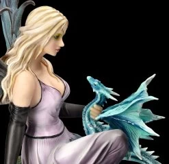 Elfenfigur Lila Auf Weltenbaum Mit Drache -Modell Und Figurengeschäft 2D FS23637 Elfenfigur Fr hlingsfee Elvie mit Drache 8 1280x1280