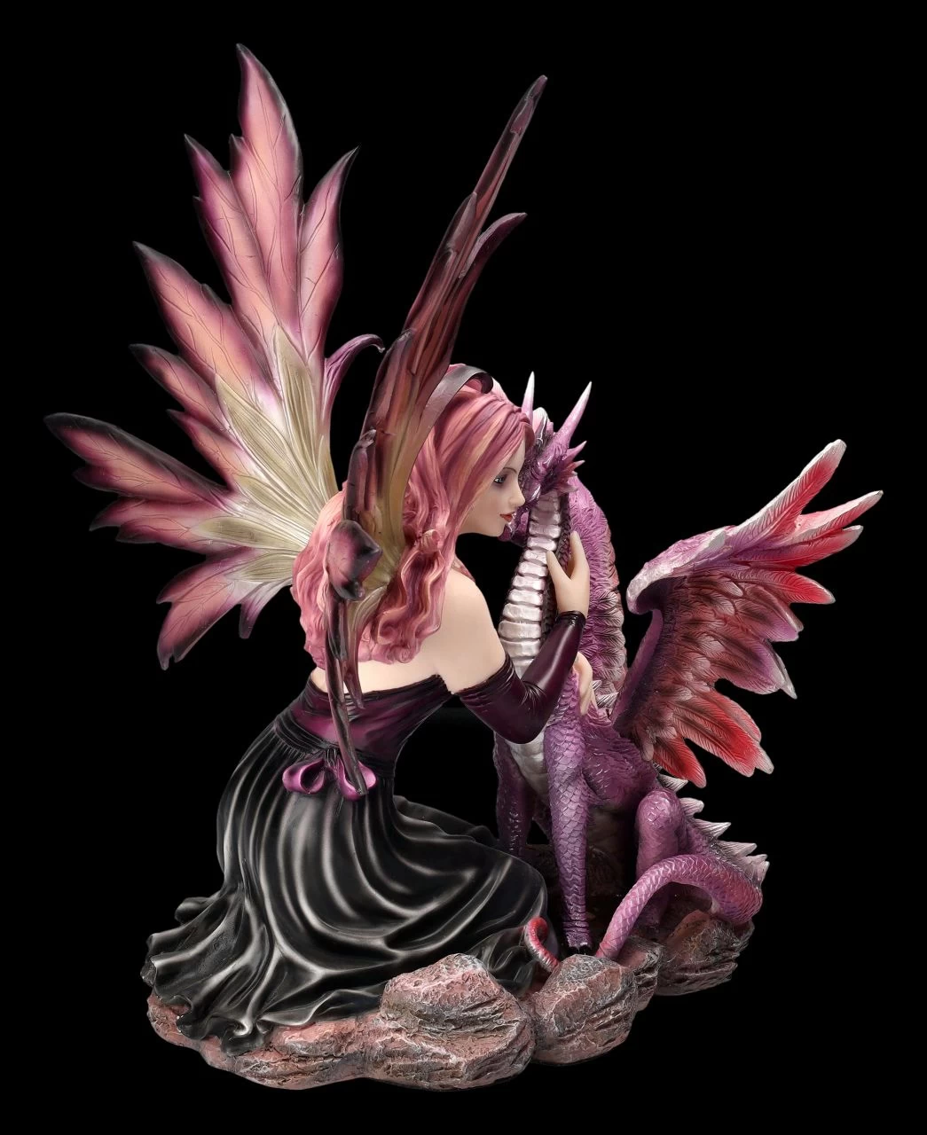 Elfenfigur - Sommerfee Raya Mit Drache Lila 6 Elfenfigur - Sommerfee Raya Mit Drache Lila – Bild 6