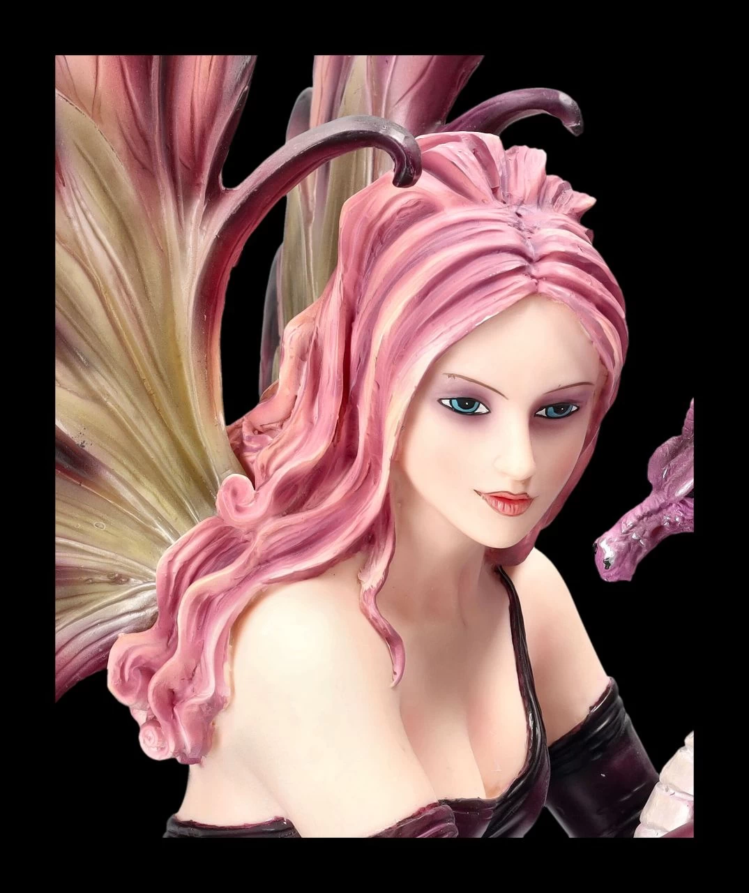 Elfenfigur - Sommerfee Raya Mit Drache Lila 7 Elfenfigur - Sommerfee Raya Mit Drache Lila – Bild 7