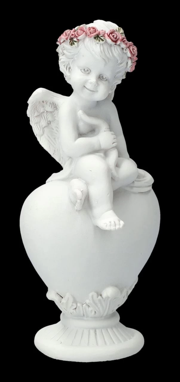 Engel Figuren - Putten Auf Herzen 2er Set 6 Engel Figuren - Putten Auf Herzen 2er Set – Bild 6