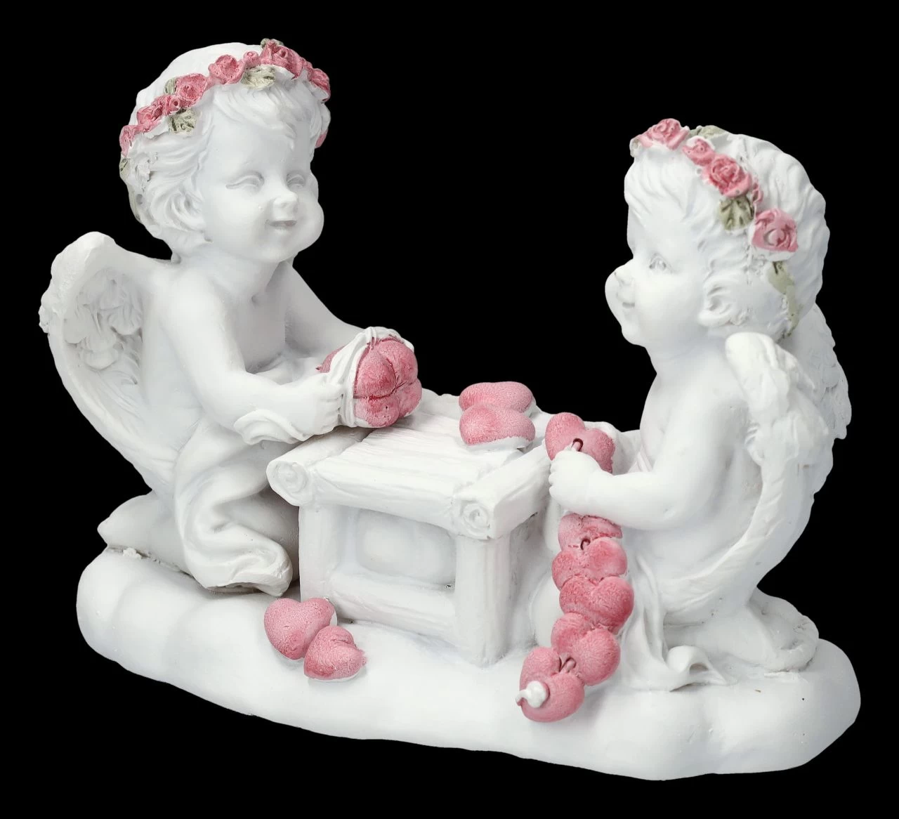 Engel Figuren - Putten Basteln Mit Herzen 3 Engel Figuren - Putten Basteln Mit Herzen – Bild 3