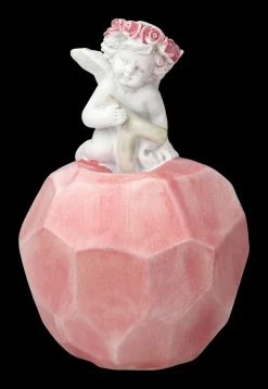 Engel Figur - Putte Auf Apfel