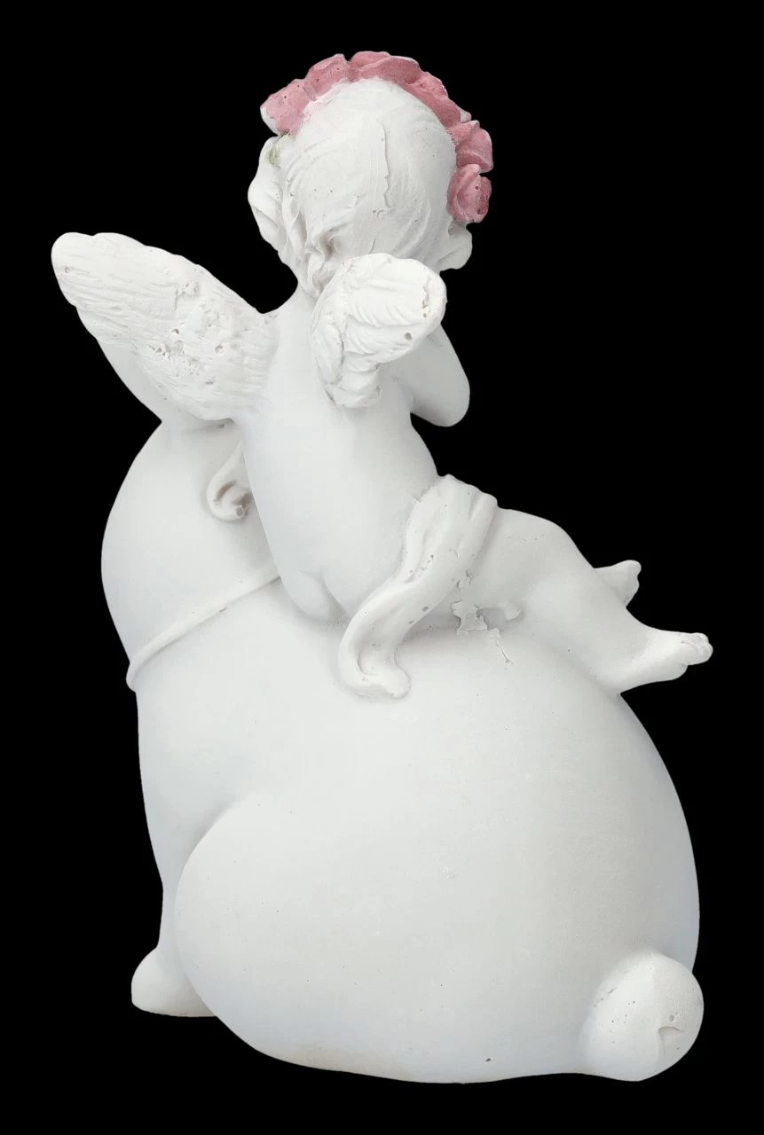 Engel Figur - Putte Auf Hase 4 Engel Figur - Putte Auf Hase – Bild 4