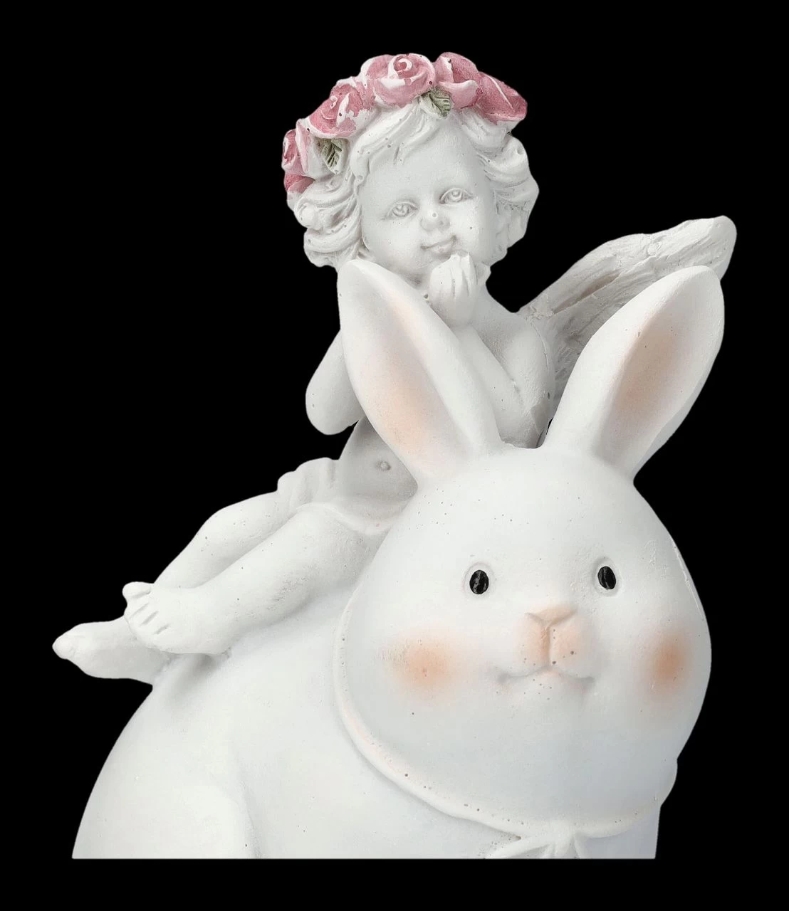 Engel Figur - Putte Auf Hase 7 Engel Figur - Putte Auf Hase – Bild 7