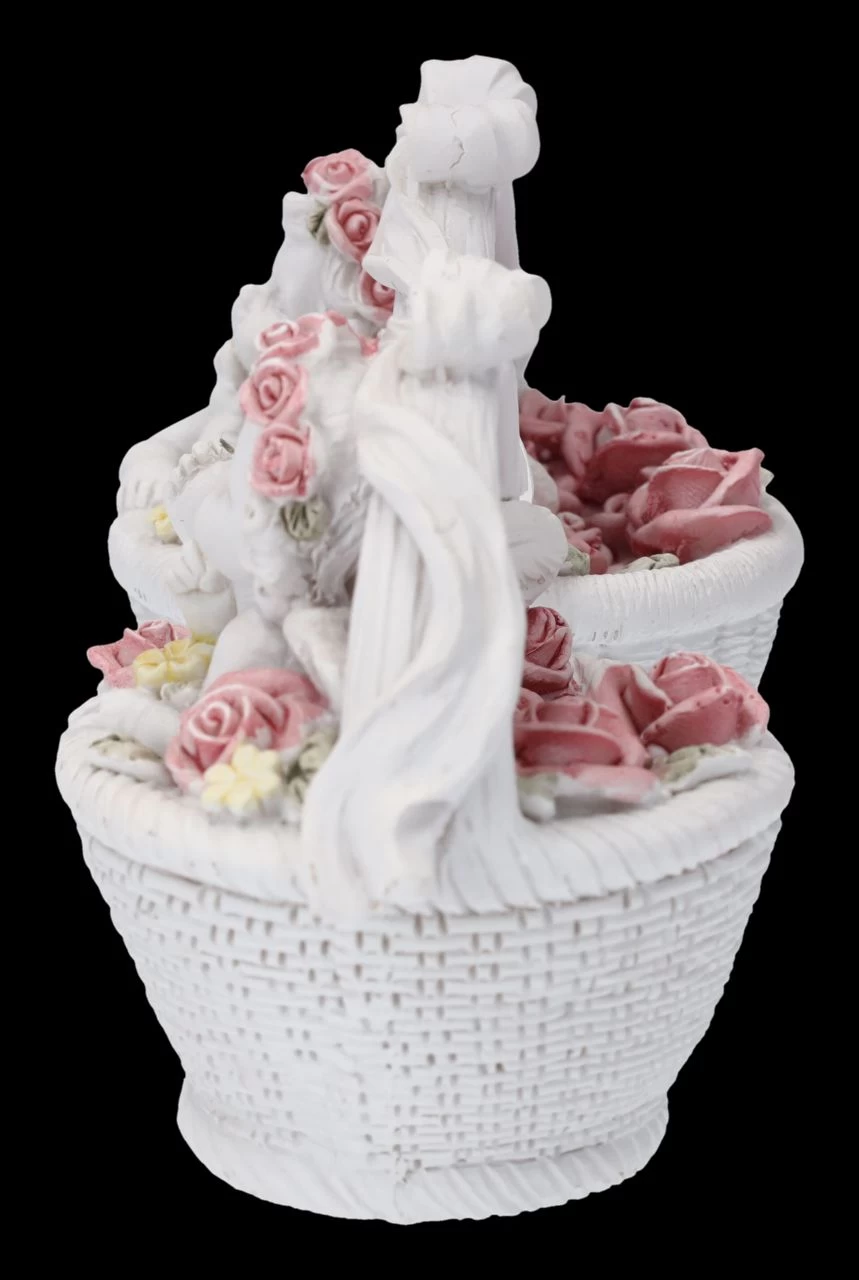 Engel Figuren 2er Set - Putten In Blumenkorb 3 Engel Figuren 2er Set - Putten In Blumenkorb – Bild 3