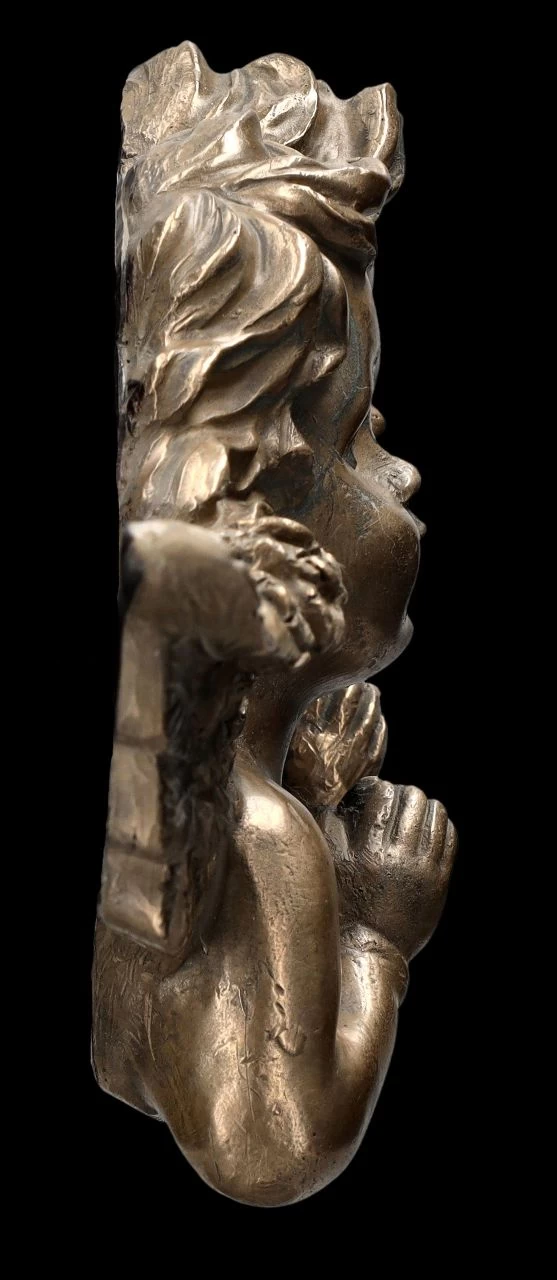 Wanddeko - Putten Betend Bronziert 5 Wanddeko - Putten Betend Bronziert – Bild 5