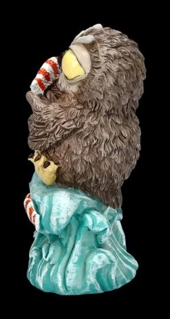 Lustige Eulen Figur Mit Fischen -Modell Und Figurengeschäft 2D FS23919 Lustige Eulen figur mit Fischen 3 1280x1280