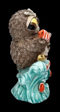 Lustige Eulen Figur Mit Fischen -Modell Und Figurengeschäft 2D FS23919 Lustige Eulen figur mit Fischen 5 1280x1280