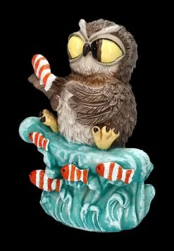 Lustige Eulen Figur Mit Fischen -Modell Und Figurengeschäft 2D FS23919 Lustige Eulen figur mit Fischen 7 1280x1280