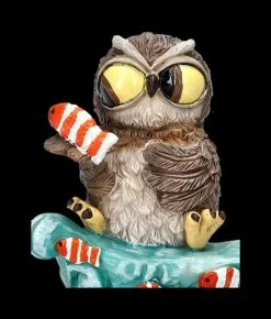 Lustige Eulen Figur Mit Fischen -Modell Und Figurengeschäft 2D FS23919 Lustige Eulen figur mit Fischen 8 1280x1280