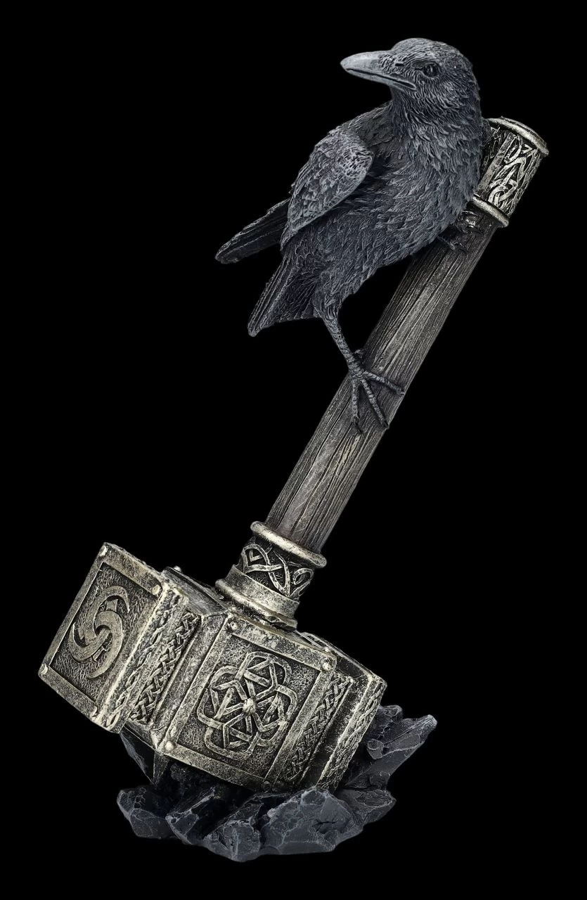 Raben Figur Auf Thors Hammer 2 Raben Figur Auf Thors Hammer – Bild 2