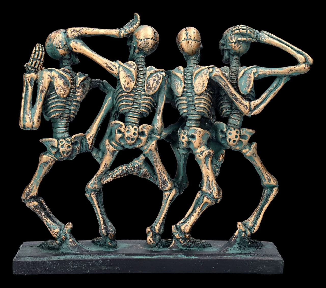 Tanzende Skelette Dekofigur 4 Tanzende Skelette Dekofigur – Bild 4