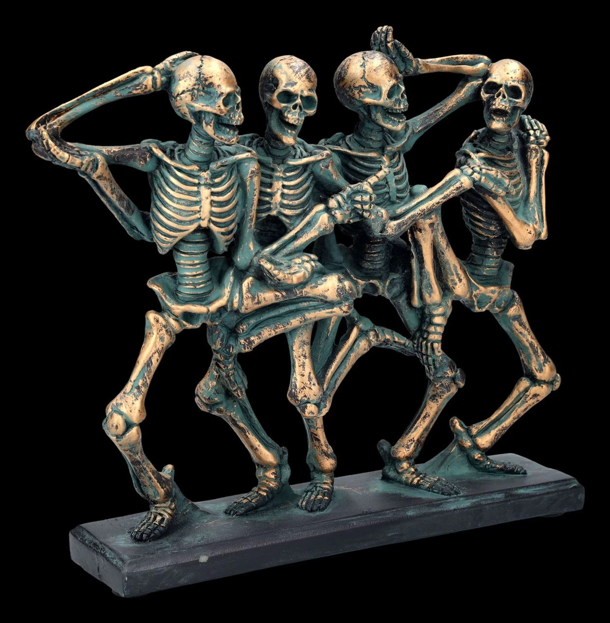 Tanzende Skelette Dekofigur 2 Tanzende Skelette Dekofigur – Bild 2