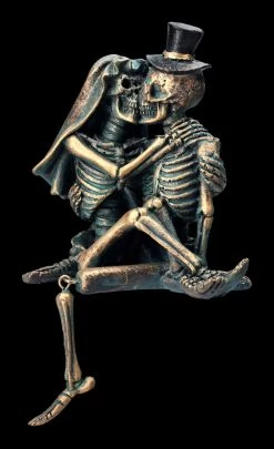 Skelett Kantenhocker Küssend - Love Never Dies -Modell Und Figurengeschäft 2D FS23976 Skelett Kantenhocker kussend Love Never Dies 5 1280x1280