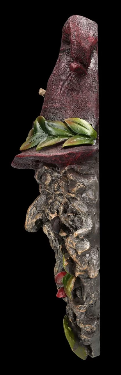 Wandrelief - Greenman Mit Zaubererhut 6 Wandrelief - Greenman Mit Zaubererhut – Bild 6