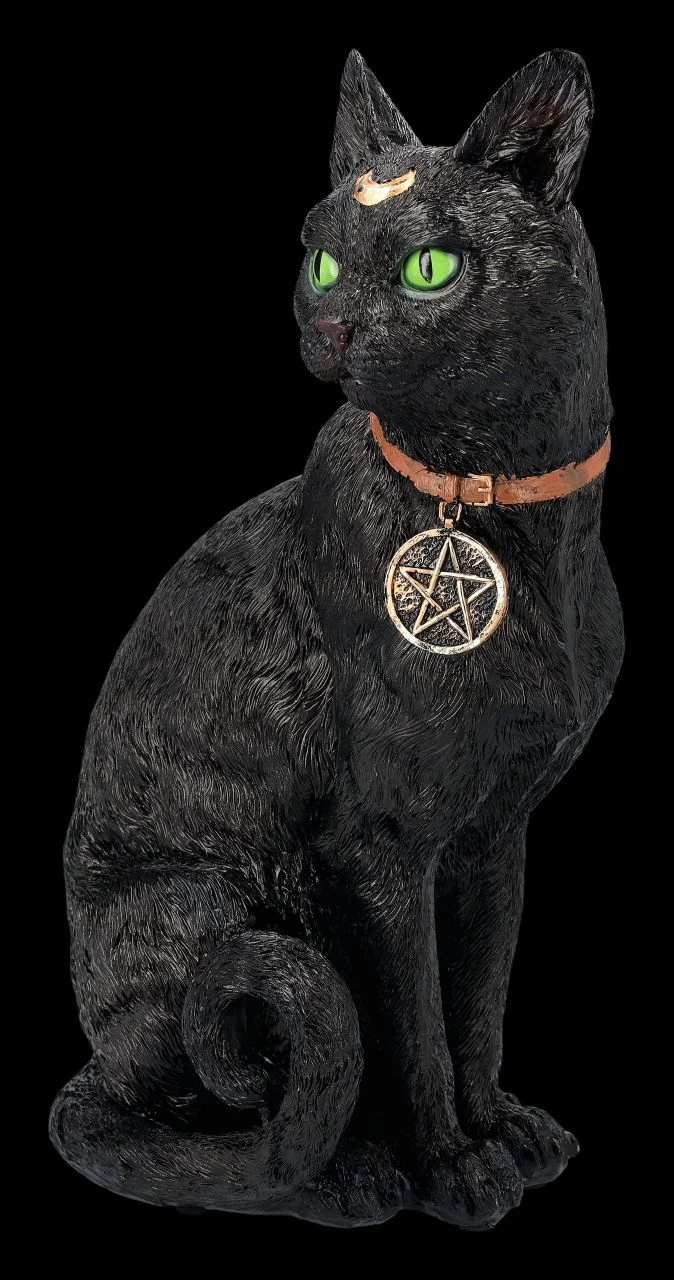 Mystische Katzen Figur Mit Magischen Symbolen 6 Mystische Katzen Figur Mit Magischen Symbolen – Bild 6