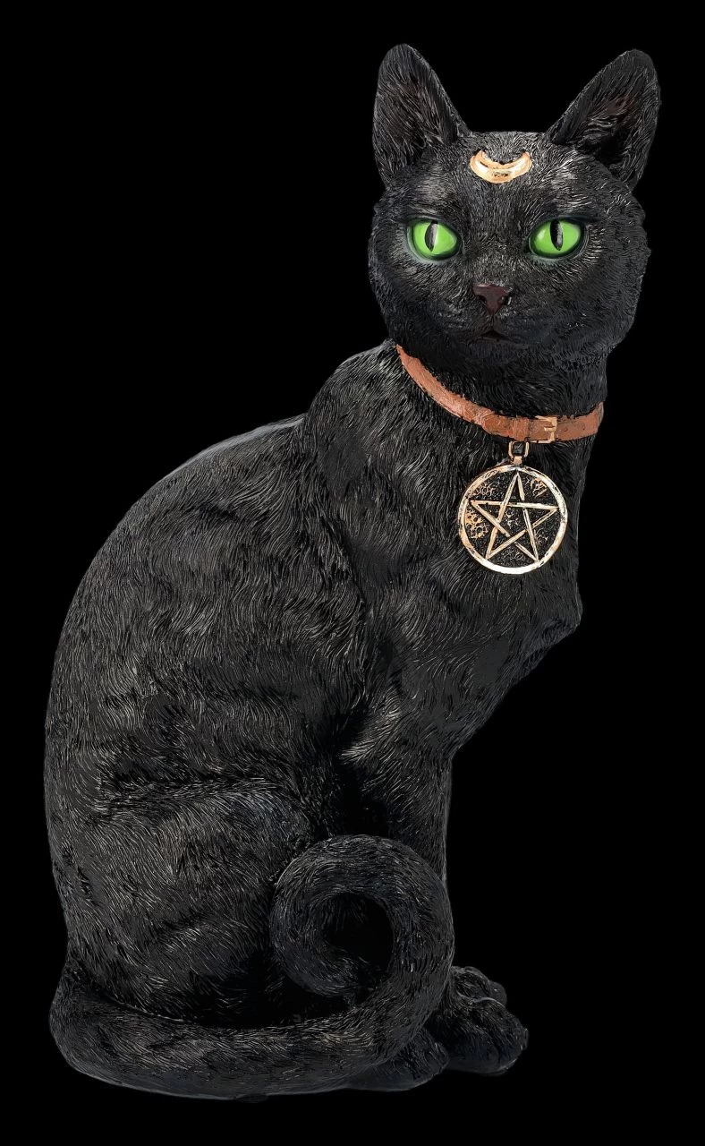 Mystische Katzen Figur Mit Magischen Symbolen 1 Mystische Katzen Figur Mit Magischen Symbolen