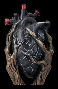 Greenman Figur Umschlingt Schwarzes Herz -Modell Und Figurengeschäft 2D FS24014 Greenman Figur umschlinkt schwarzes Herz 11 1280x1280