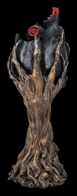 Greenman Figur Umschlingt Schwarzes Herz -Modell Und Figurengeschäft 2D FS24014 Greenman Figur umschlinkt schwarzes Herz 6 1280x1280