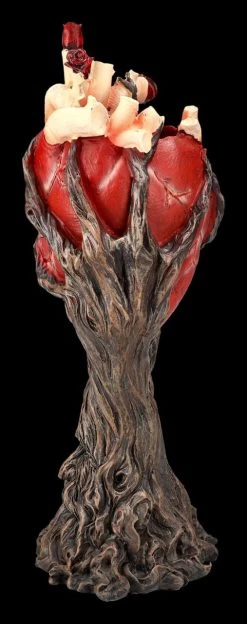 Greenman Figur Umschlingt Rotes Herz -Modell Und Figurengeschäft 2D FS24016 Greenman Figur umschlingt rotes Herz 2 1280x1280