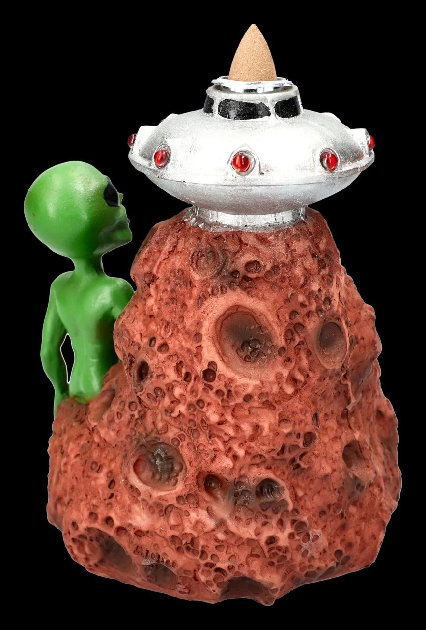 Backflow Räucherhalter - Alien Mit Ufo 4 Backflow Räucherhalter - Alien Mit Ufo – Bild 4