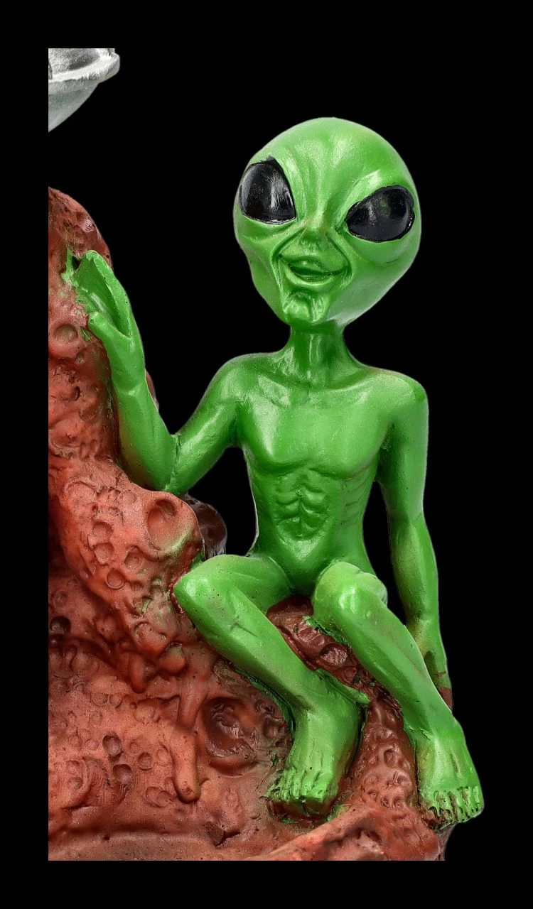 Backflow Räucherhalter - Alien Mit Ufo 8 Backflow Räucherhalter - Alien Mit Ufo – Bild 8