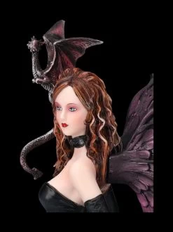 Elfen Figur - Elowen Im Gothic Look Mit Drache -Modell Und Figurengeschäft 2D FS24077 Elfen Figur Elowen im Gothic Look mit Drache 10 1280x1280