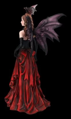 Elfen Figur - Elowen Im Gothic Look Mit Drache -Modell Und Figurengeschäft 2D FS24077 Elfen Figur Elowen im Gothic Look mit Drache 3 1280x1280