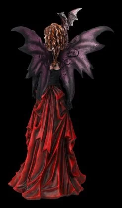 Elfen Figur - Elowen Im Gothic Look Mit Drache -Modell Und Figurengeschäft 2D FS24077 Elfen Figur Elowen im Gothic Look mit Drache 4 1280x1280