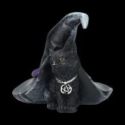 Katzen Figur Mit Hexenhut - Prue 12 Katzen Figur Mit Hexenhut - Prue -Modell Und Figurengeschäft 2D FS24122 Katzen Figur mit Hexenhut Prue 6 1280x1280