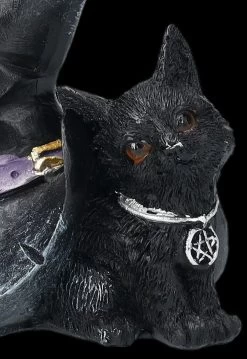 Katzen Figur Mit Hexenhut - Prue 13 Katzen Figur Mit Hexenhut - Prue -Modell Und Figurengeschäft 2D FS24122 Katzen Figur mit Hexenhut Prue 7 1280x1280