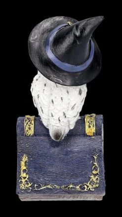 Schneeeulen Figur Mit Zauberbuch - Blau -Modell Und Figurengeschäft 2D FS24128 Schneeeulen Figur mit Zauberbuch blau 3 1280x1280