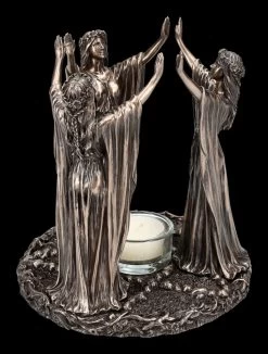Teelichthalter - Dreifach Göttin Wicca Zeremonie -Modell Und Figurengeschäft 2D FS24132 Teelichthalter Dreifach Gottin Wicca Zeremonie 2 1280x1280