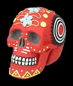 Aquarium Figur - Totenkopf Fluoreszierend Rot -Modell Und Figurengeschäft 2D FS24168 Aquarium Figur Totenkopf fluoreszierend S rot 7 1280x1280