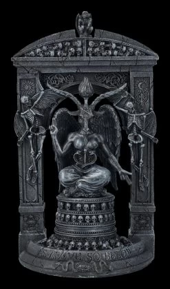 Baphomet Figur Mit Tempel