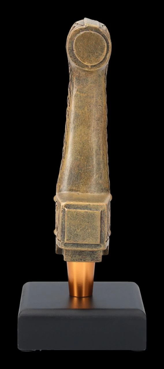 Bierhahngriff - Thors Hammer Bronzefarben 3 Bierhahngriff - Thors Hammer Bronzefarben – Bild 3